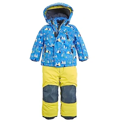Image de killtec firstinstinct by enfants Combinaison de ski/neige 3 en 1 avec pantalon zippé et capuche, imperméable FISW 34 MNS JCKT AND PNTS, royal, 86, 39911 000