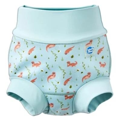 Image de Splash About Happy Nappy Duo Couche de Bain réutilisable Toddler Swim, Playful Otters, 12 24 Mois Unisex Baby