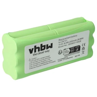 Image de vhbw NiMH Batterie 2000mAh (14.4V) pour Robot aspirateur Robots domestiques Dirt Devil Fusion M611, Libero, M606, M606 1, 2, 3, 4, M607