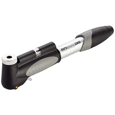 Image de Topeak Mini Dual DXG Pompe avec manomètre Mixte Adulte, Noir/Argent