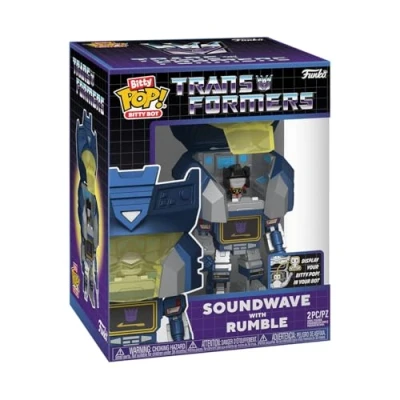 Image de Funko Bitty Bots : Transformers Soundwave avec Rumble ! Pop 0.9 inch (2.2 Cm) Classic &amp; 4.85 Collectable Idée Cadeau Présentoir