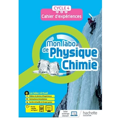 Image de Mon labo de Physique Chimie cycle 4 cahier d&#039;expériences Ed. 2021 Livre d’occasion Correct