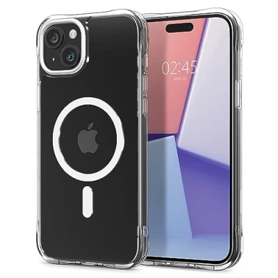 Image de CYRILL Spigen UltraSheer Mag Coque Compatible avec iPhone 15 Plus (2023) Crystal Clear