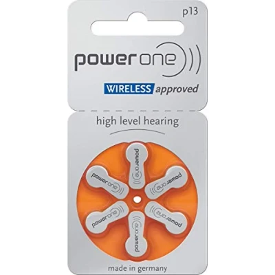 Image de 30 Piles pour appareils auditifs Power One Type p13