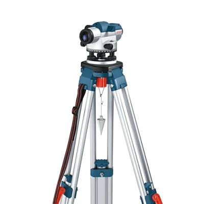 Image de Bosch Professional Niveau optique GOL 26 D (grossissement 26x, unité de mesure : 360 degrés, portée jusqu’à 100 m, dans un coffret transport)