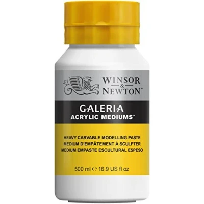 Image de Winsor &amp; Newton Galeria Acrylic Medium d’empâtement, Schwere Modellierpaste 500 ML, Strukturgel 500ml
