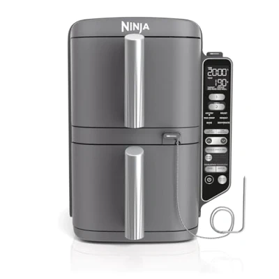 Image de Ninja Double Stack XL Air Fryer 2 compartiments avec Thermosonde SmartCook 9,5 L SL451EU