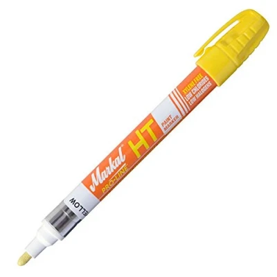 Image de Marqueur peinture Pro Line HT jaune jusqu&#039;à 1100 avec pointe ogive 3 mm