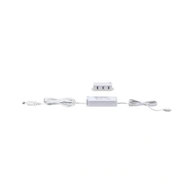 Image de Paulmann 99946 éclairage de Meubles Clever Connect Driver 12 V CC INCL. boîtier Distribution 3X Watts transfo Blanc transformateur Plastique Ballast, Matière, 0 W, Trafo Max.12W