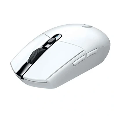 Image de Logitech G305 Souris Gamer sans Fil, Capteur Gaming HERO, 12 000 PPP, Ultra Léger, 6 Boutons Programmables, Batterie Longue Durée, Mémoire Intégrée, Compatible avec PC/Mac Blanche