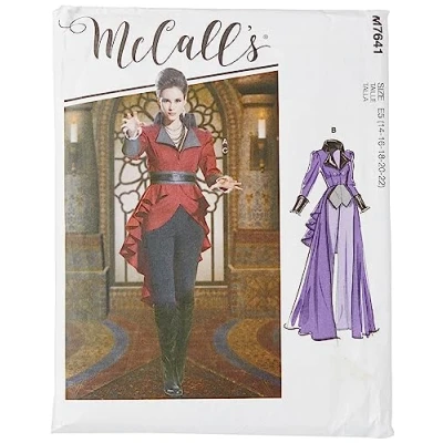 Image de McCall&#039;s Patterns 7641 E5 Patrons de Costume pour Femme Tissu Multicolore 17 x 0,5 0,07 cm