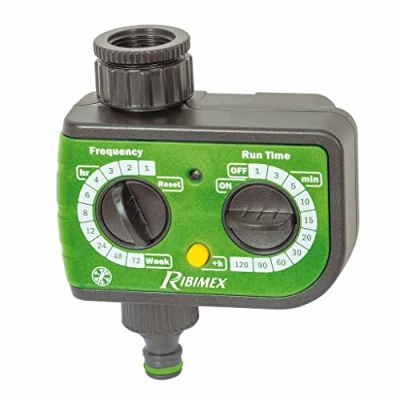 Image de Ribimex Pra/PB.1386 Programmateur manuel, gris/vert