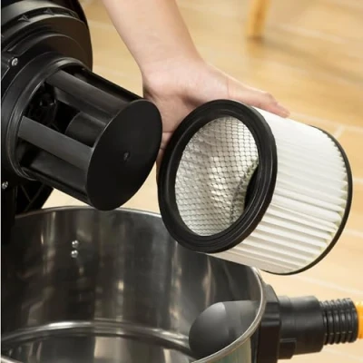 Image de Navaris Filtre Remplacement HEPA Aspirateur Cendres Accessoire Sac pour Appareil Aspiration 20 L Utilisable sur des Diamètres Intérieurs de 12 cm à 12,8