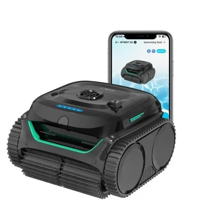 Image de Robot de Piscine Sans Fil Wybot C2 Double Filtration Ultra Fine Batterie grande autonomie Application Smartphone