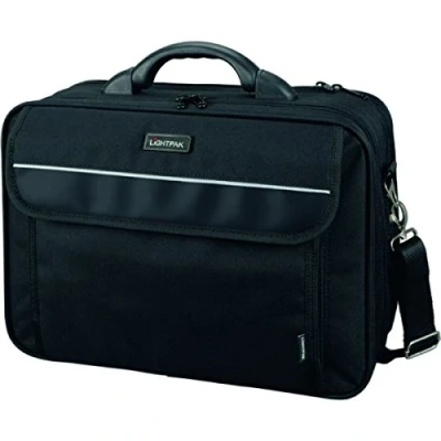 Image de Lightpak Laptoptasche ARCO, aus strapazierfähigem Polyester, Circa 32 x 41 13 cm, Schwarz Mallette, Noir (Schwarz)