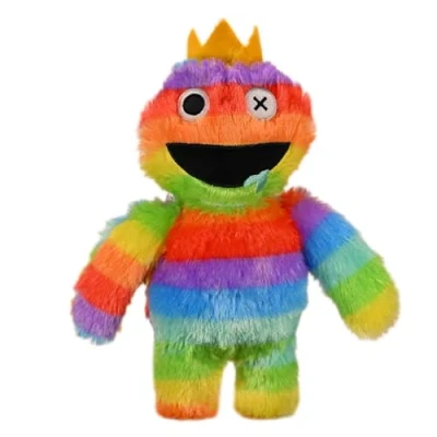 Image de wiztex Rain Bow Friends Peluche réutilisable 30 cm Vidéos Youtube Jouet en Hacki Backi Cadeau pour Les Enfants et Fans de Jeux (Multicolore)