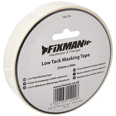 Image de Fixman 187851 Ruban de masquage à Faible adhérence 38 mm x 50 m (187851)