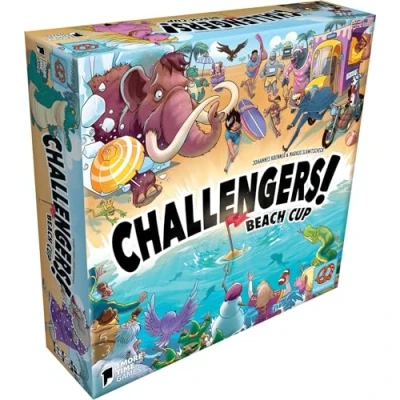 Image de Asmodee Z Man Games Challengers Beach Cup Jeux de société cartes Jeu interactif Deck Building adultes et enfants à partir 8 ans 1 joueurs Version française