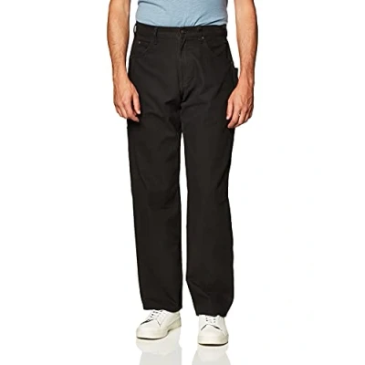 Image de Dickies Jean de Travail en Toile Robuste et résistante sablée, Coupe décontractée, pour Hommes, Noir, 38W x 30L