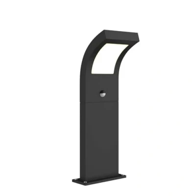 Image de LED luminaire extérieur Advik (Moderne) en Noir Aluminium (1 lampe,à), Borne lumineuse, pour socle