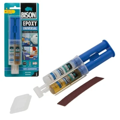 Image de Bison Colle époxy universelle 24 ml