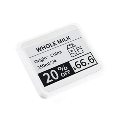 Image de 4.2inch Passive NFC Powered E Paper No Battery Wireless Powering and Data Transfer Fast Refreshing 400x300 Black/White Color Ink Display