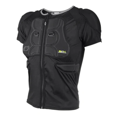 Image de O&#039;NEAL Veste de protection Motocross Enduro Motorcycle Maille extensible 4 voies/lycra, avec rembourrage en mousse polyuréthane Manchon BP Adulte Noir Taille S