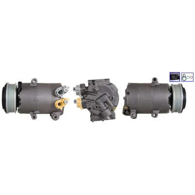 Image de LUCAS ACP01407 Compresseur De Climatisation PAG 46 YF 1234yf avec joints FORD: C Max 2, FOCUS 3, 3 Turnier