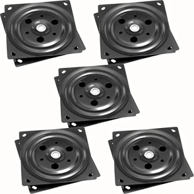 Image de 5 pièces Couronne Rotative 360 Plateau tournant à visser pour poids lourds 171 x Roulement billes pression plateaux en bois, de table, meubles, etc. SOTECH