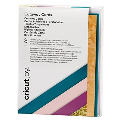 Image de Cricut Joy Cutaway Cards CORSAGE 10,8 cm x 14 (4,25 5,5) 8 pack Pour une utilisation avec