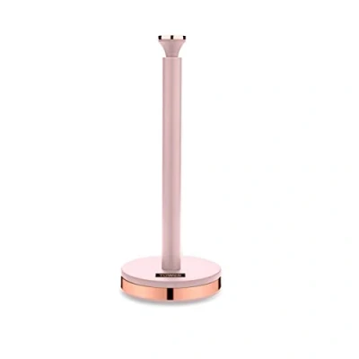 Image de Tower Cavaletto T826133PNK Porte Rouleau de Papier essuie Tout avec sous Doublure Douce, Rose Guimauve et Or