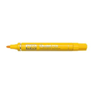 Image de Pentel N50 GE Lot de 12 Etuis en Aluminium Jaune