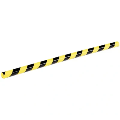 Image de DURABLE Profilés de protection d&#039;arête E8R avec bandes adhésivees pour signaler les zones dangereuses 1 m Paquet 5 Jaune/Noir 1126130