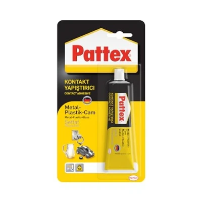 Image de Adhésif par contact Pattex 1419320 Gel Noir, Jaune Séchage 15 min 50 g
