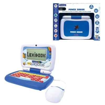Image de Lexibook, Power Junior, Ordinateur Portable éducatif bilingue FRANÇAIS/Anglais avec 40 activités Dont Une Nouvelle façon d&#039;apprendre à Lire et Compter, JC398i1