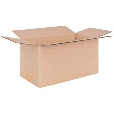 Image de 200 x cartons colis simple cannelure 24 13 cm brun KK 22 verpacking
