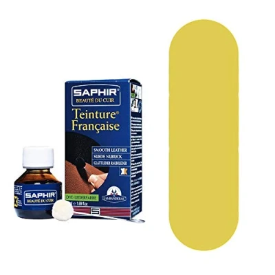 Image de Saphir TEINTURE FRANCAISE Cuir Liquide 50 ml (bases + spéciales) Base JAUNE 95