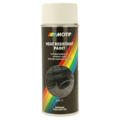 Image de MOTIP 04036 Peinture pour moteur / silencieux Kompakt green glossy 400 ml blanc