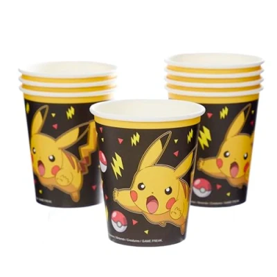 Image de Tasses Pokémon Pikachu 237ml 8 pièces