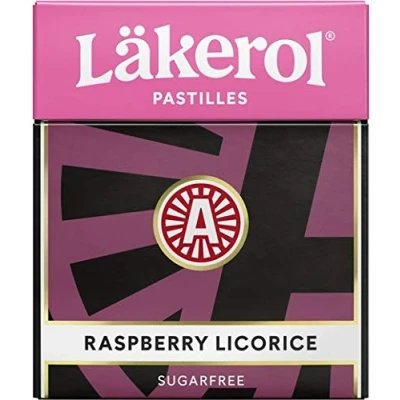 Image de Cloetta Lakerol Raspberry pastilles 1 Boîte of 25g