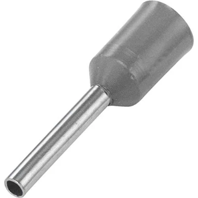 Image de Embout simple dextrémité de câble Vogt Verbindungstechnik 459706 0.14 mm² x 6 mm partiellement isolé gris 100 pc(s)