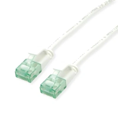 Image de ROLINE RM UTP DataCenter Câble Patch Cat.6A (Class EA), Slim, Blanc, 3 m