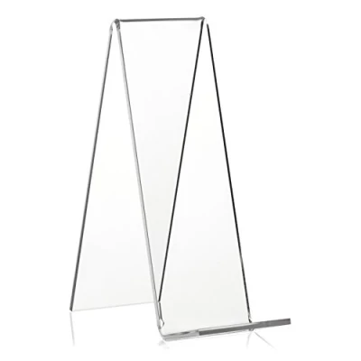 Image de Supports inclinés de VITAdisplays, Support Livre et pour Petits Articles en PLEXIGLAS d&#039;origine, Transparent 15.0 cm