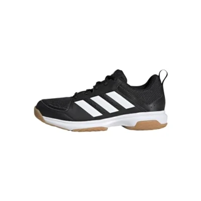 Image de adidas Femme Ligra 7 Indoor Shoes Chaussures, Cloud White/Core Black, Fraction_37_and_1_Third EU