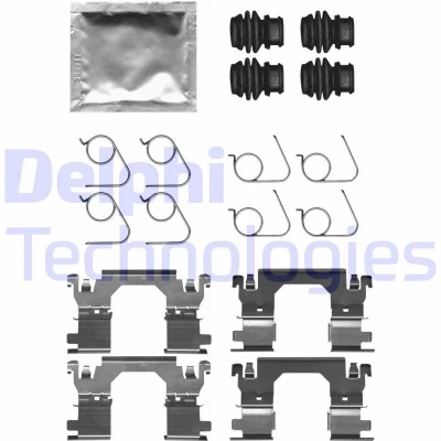 Image de DELPHI LX0701 Kit d&#039;accessoires, plaquette de frein à disque RENAULT: Megane 4, Kadjar, Koleos 2, NISSAN: Qashqai X Trail, OPEL: Grandland