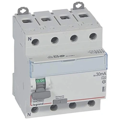 Image de Interrupteur différentiel 4P 400V 25A type A 30mA 4 modules