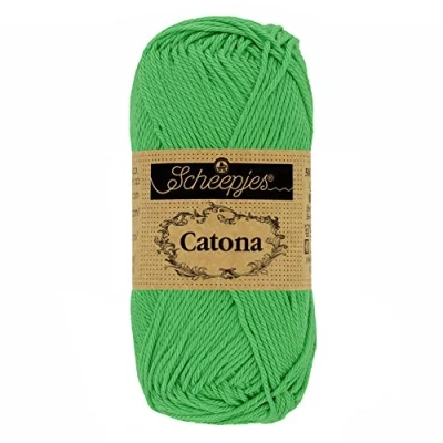 Image de Scheepjes Fil Catona 389 vert pomme 1 x 50 g