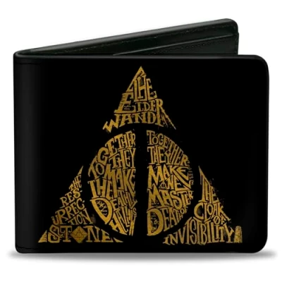 Image de Buckle Down Portefeuille à Deux Volets Harry Potter Accessoire de Voyage Double pli, Multicolore, Taille Unique Homme