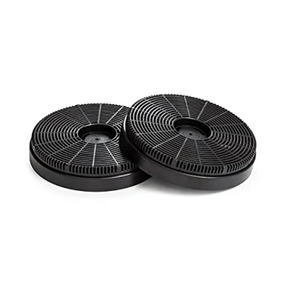 Image de KLARSTEIN Filtre à charbon actif pour hotte aspirante, Limelight/Eleonora, 2 x filtres, Ø 16 cm, mode recirculation, accessoires