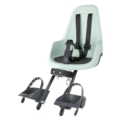 Image de BOBIKE 8012500003 GO Mini Siège vélo Avant pour Cadre Sécurisé &amp; Compact Enfants de 9 Mois à 3 Ans Jusqu’à 15 kg, Marshmallow Mint